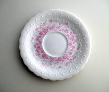 Limoges Georges Boyer Riviera Rose Cup & Saucer, 3 Guests