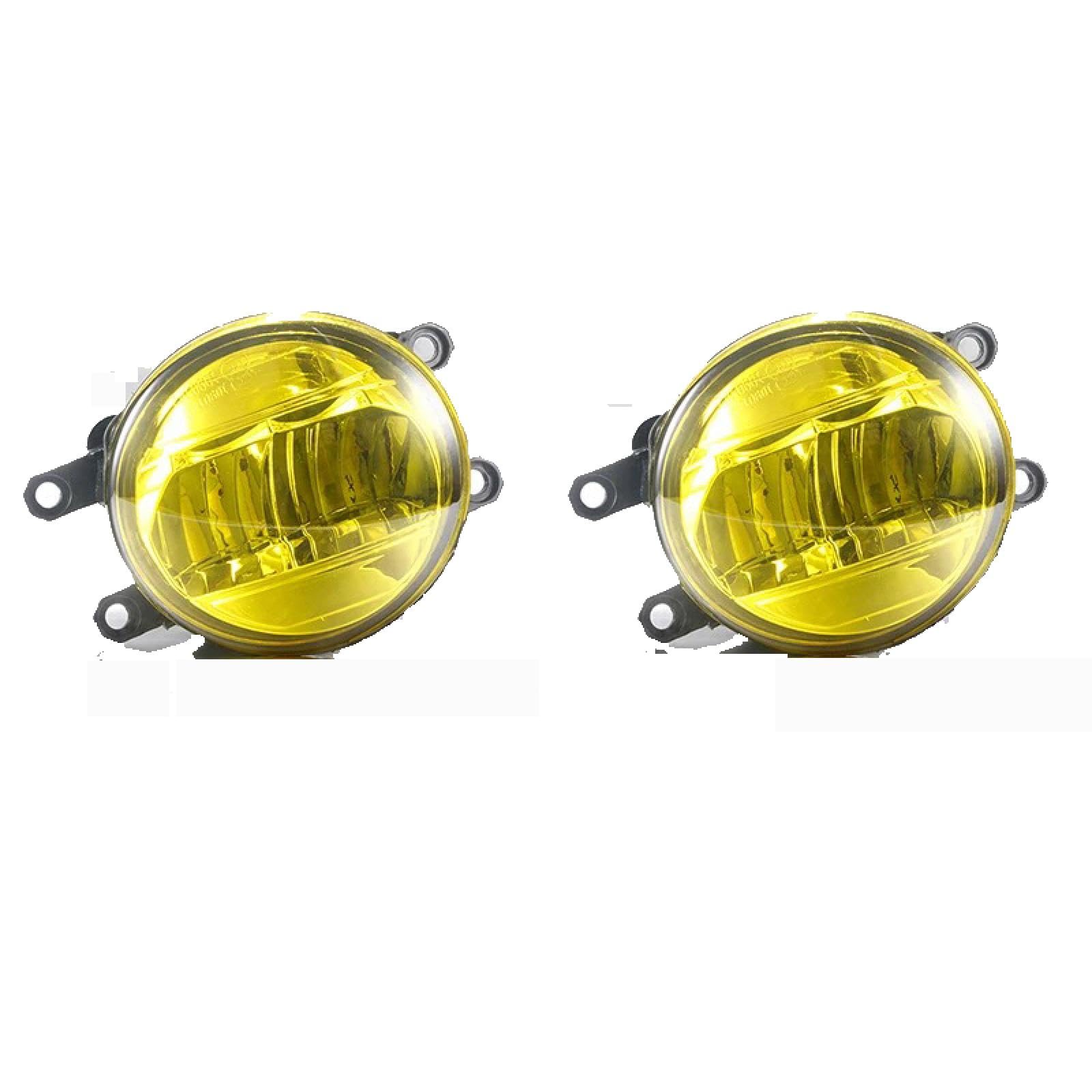 Mistlampen 2 X Lewe + Prawe światło przeciwmgielne samochodu Dla Yaris (_P9_) Hatchback 2005-2014 30W LED DRL Przeciwmgielne światło do jazdy dziennej H11 12V