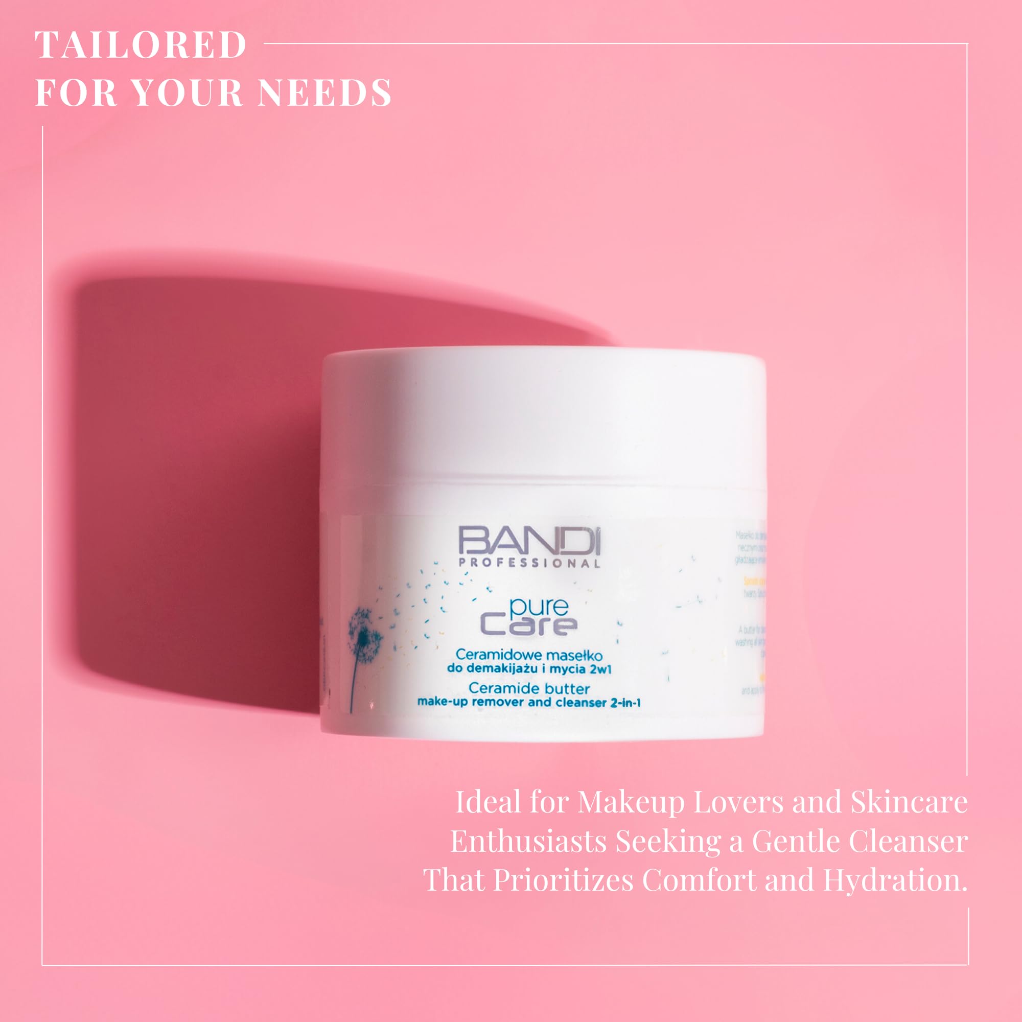 Bandi - Burro Struccante e Detergente Viso 2-in-1 Balsamo Struccante Per Occhi e Viso Crema Idratante Pulizia Viso Struccante Burro Adatto a Tutti i Tipi di Pelle