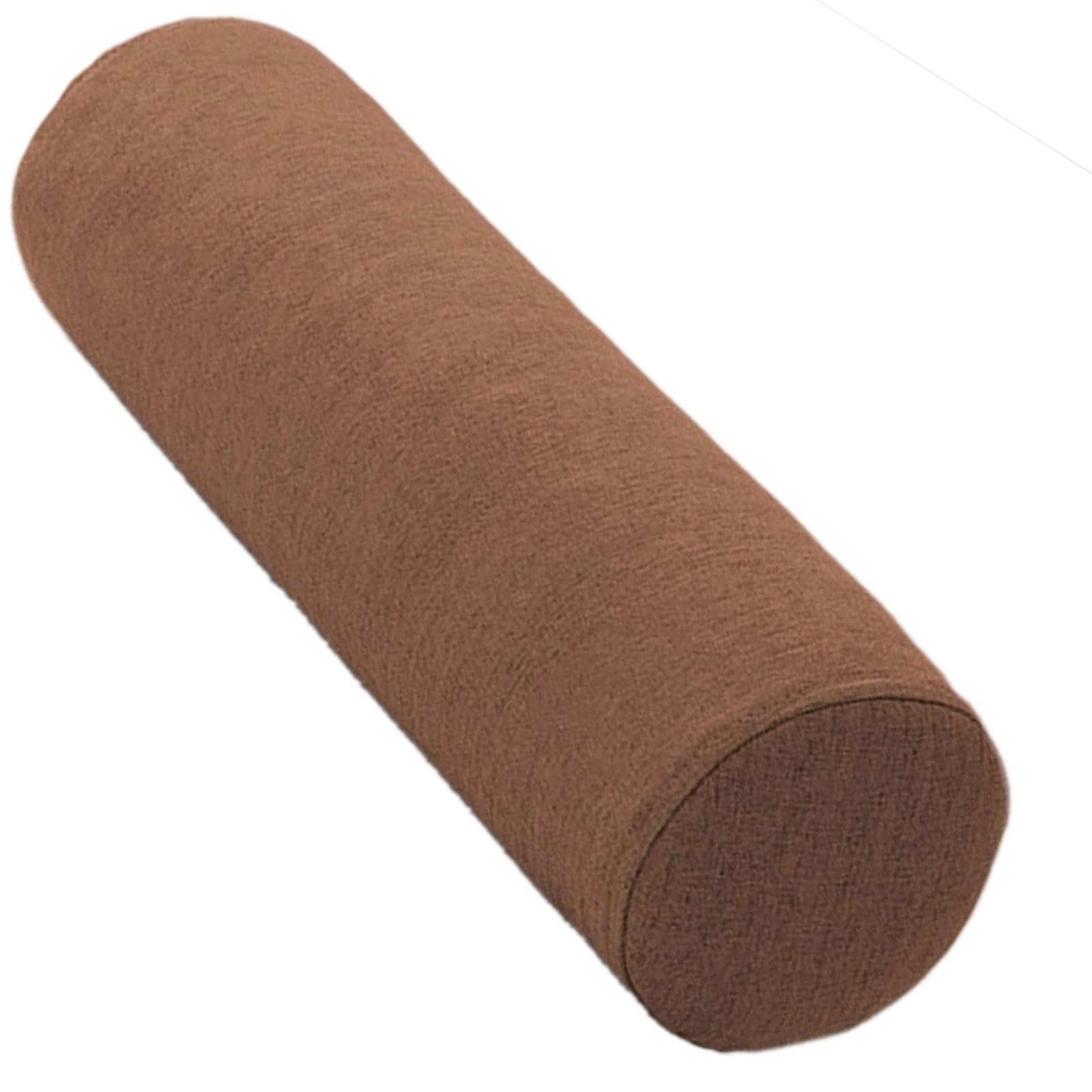uyeoco Long Round Cervical Neck Roll Pillow Cover with Zipper, Round Pillow Covers Soft Neck Roll Pillow Cover Comfortable Pillowcases for Neck,Legs, Back,Bed,Message and Yoga(Color 8,12x100cm)