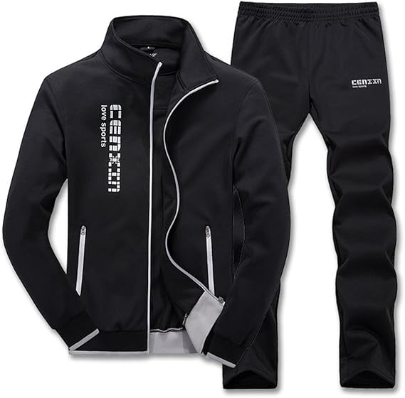 Amazon Co Jp Mchild カップルお揃い服 デザイン が かっこいい スポーツ スウェット パンツ 上下セット レディース メンズ カジュアル スエット 部屋着 ルーム ウェア ファスナー 長袖 カップル ペアルック グレー ブラック レッド 男の子4xlサイズ ブラック
