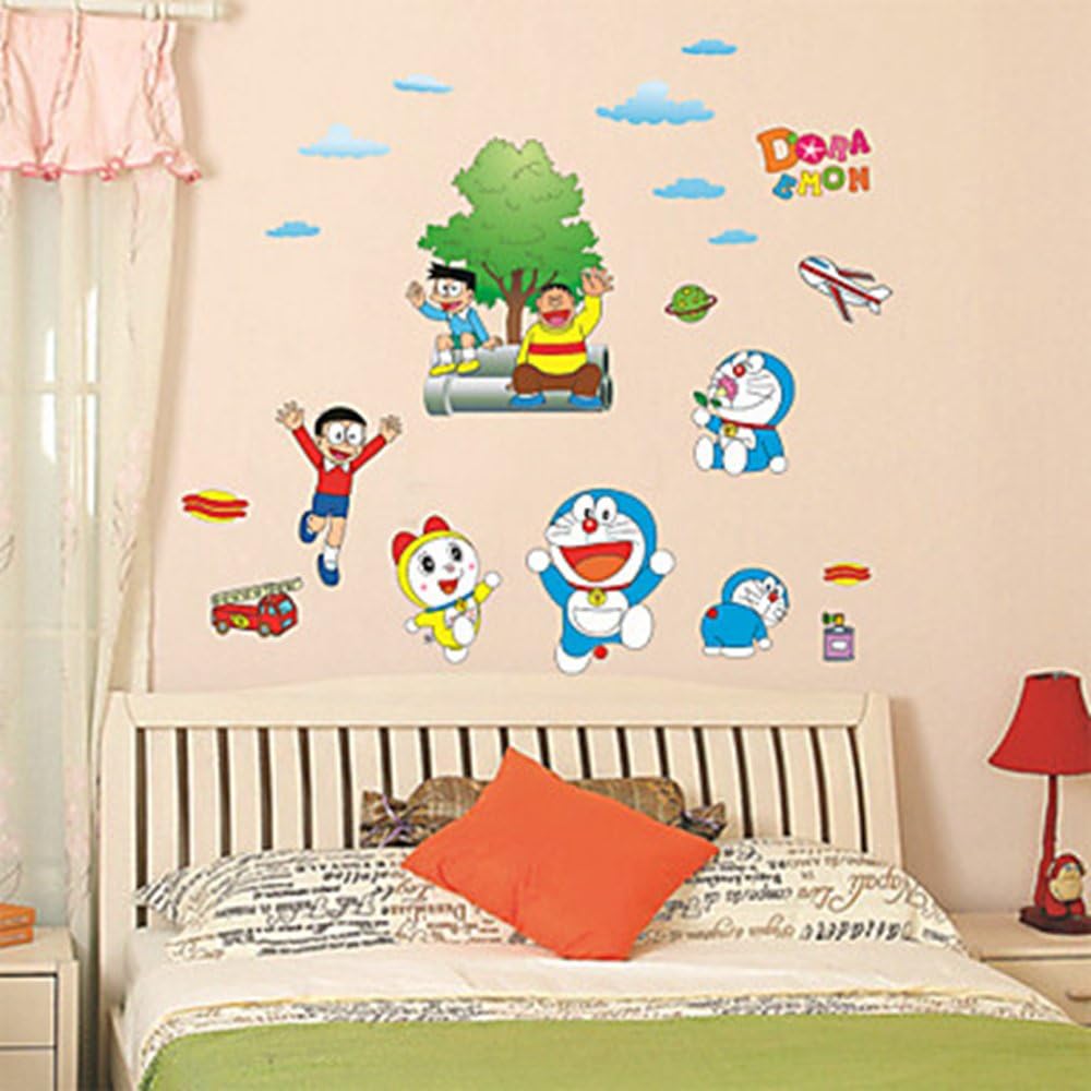 DS-Cartoon Doraemon and Nobita PVC Wall Sticker Wall Decals