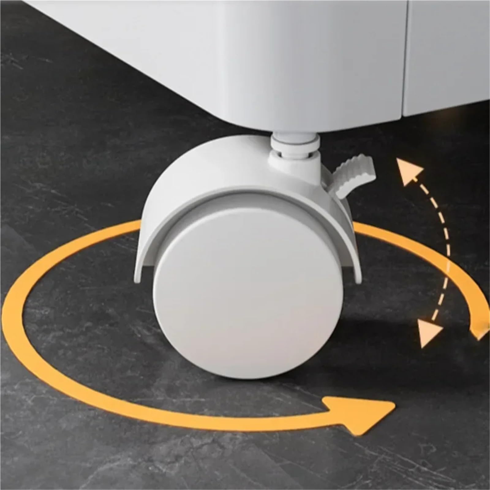 Cesto Portabiancheria Con Ruote Cestino for vestiti sporchi Carrello di grande capacità Carrello portaoggetti da parete for bagno Cestini portaoggetti a prova di umidità