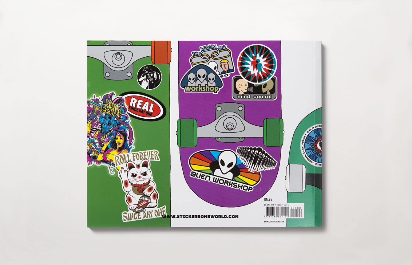 Stickerbomb Skateboard: 150 Classic Skateboard Stickers (Laurence King Publishing)