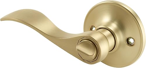 Miniatura 7 de Design House 728907 Springdale - Manija de puerta en oro satinado, cama y baño