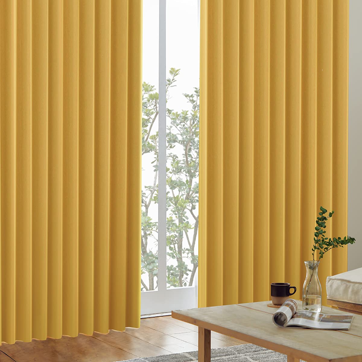 カーテンくれない 1級遮光カーテン日本製 防炎 ラベル付