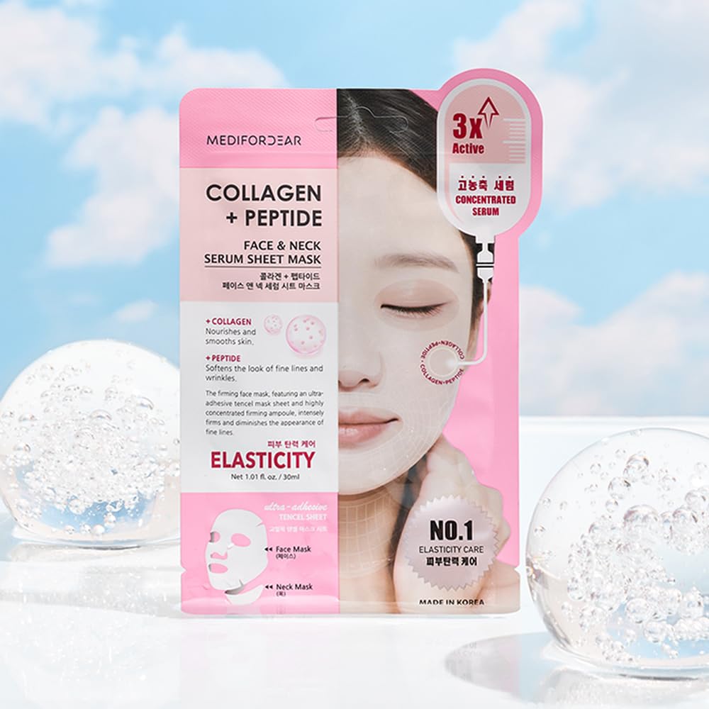 Amazon.com : MEDIFORDEAR Collagen + Peptide Face & Neck Serum