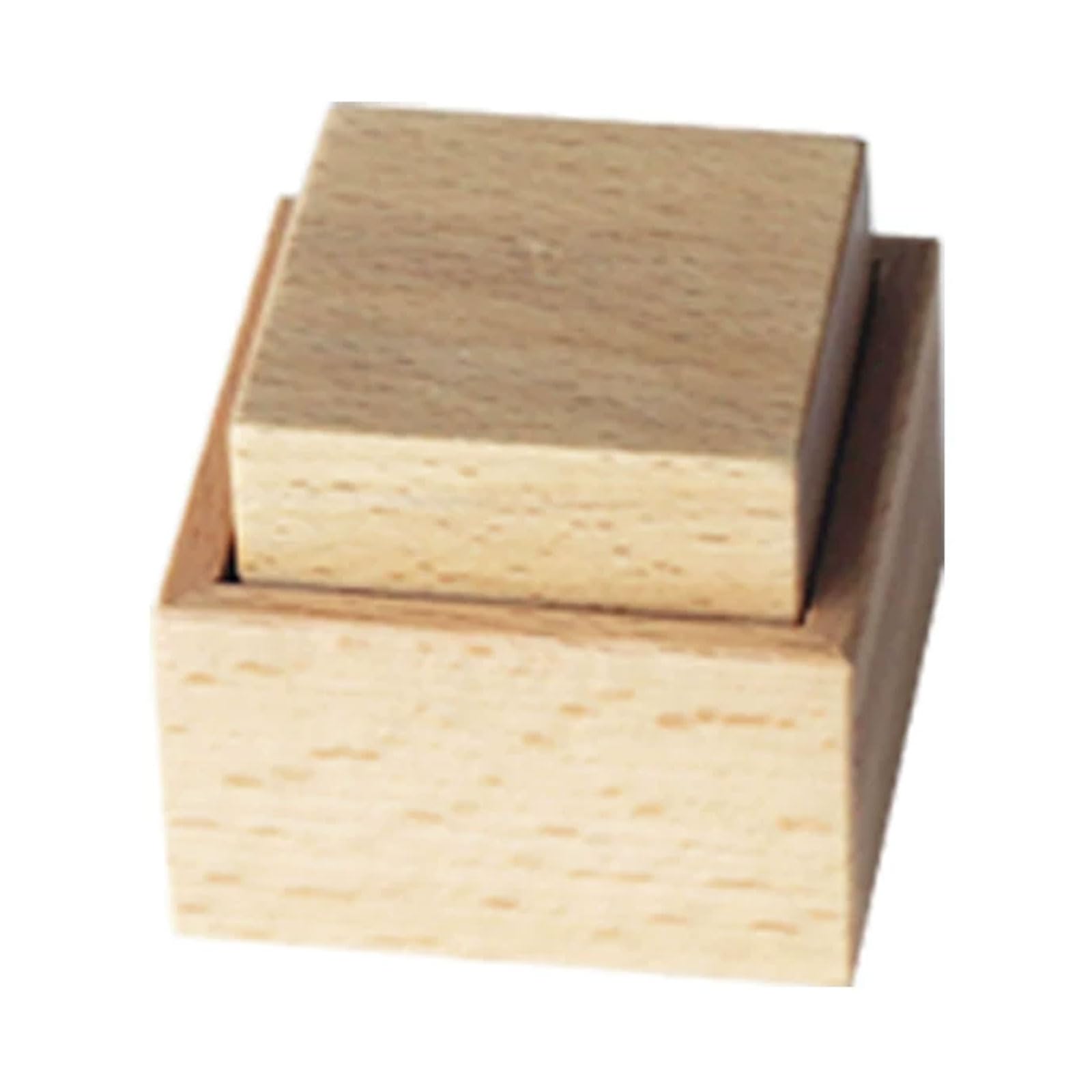 Montessori Verschachtelbares Holzformen-Spielset | Verschränkte Kreis-, Quadrat-, Ei- und Ovalbecherblöcke, Feinmotorisches Hand-Auge-Koordinations-Training Holzspielzeug