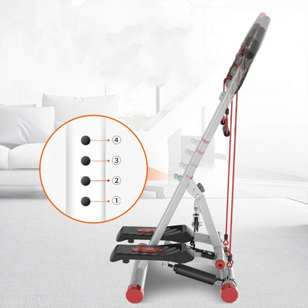 Stepper dimagrante fitness, stepper per corrimano aerobico per la casa pieghevole nuove attrezzature per il fitness, stepper per piedi con estrattore per