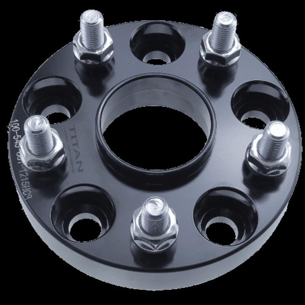 20mm 5x4.5 Hubcentric Wheel Spacers - Fits Toyota Camry MR2 Supra Fits Lexus IS250 IS350-20mm, 5x114.3, 60.1mm Hub, 12x1.5 Studs - Single Spacer - Black