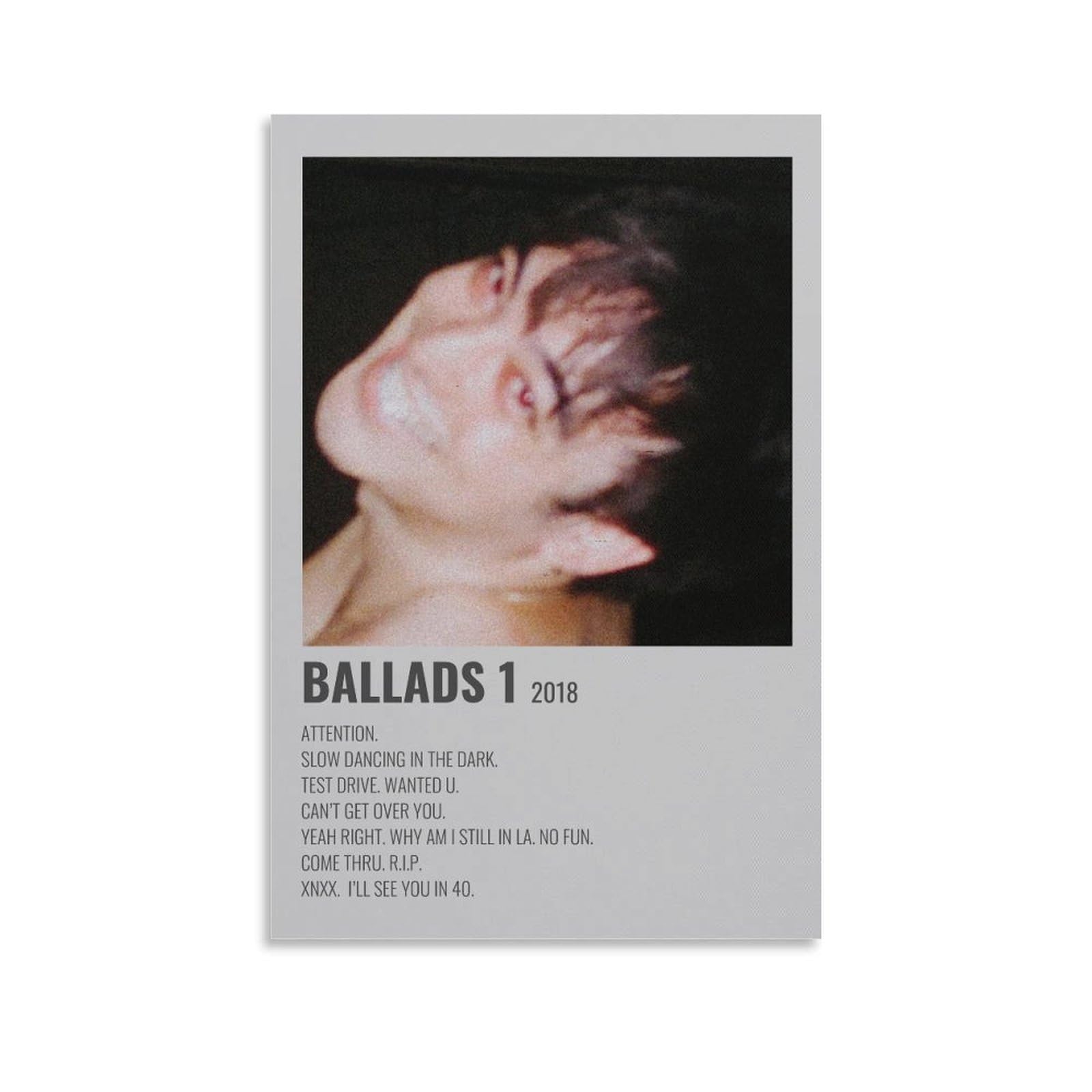 Amazon.com: ZANLIART BALLADS 1 - Joji Album Cover Canvas Print