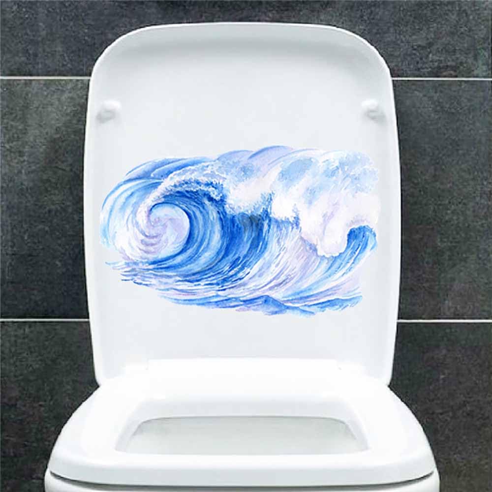 Autocollant Abattant 6 Autocollants Humour WC Smiley - Messages Drôles Pour Abattant Toilette - Vinyle PVC Résistant - Décoration Salle De Bain Stickers Wc Abattant