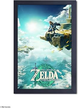 Pyramid America Zelda Poster - The Legend of Zelda Tears of The Kingdom - 11 x 17 Frame Poster Wall Art, Ideal for Home Decor, Room Decor, Gaming Room Decor & Living Room Decor