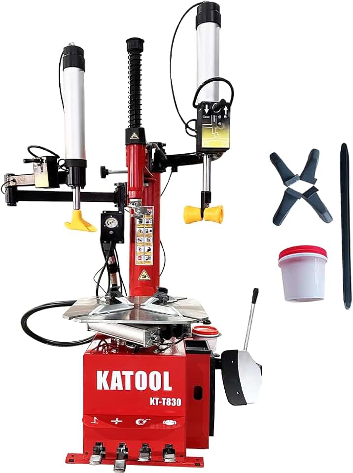 KATOOL 2.0HP Tire Changer Machine with Bead Blaster Rim Clamp 14"-24" φ8 Inch Cylinder KT-T830W Tire Changer Wheel Changers Machine (KT-T830W)
