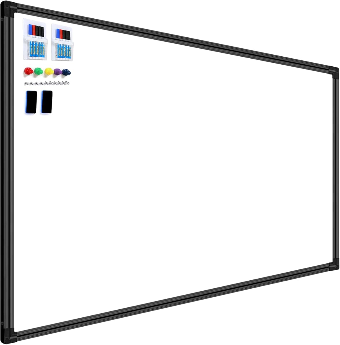 Amazon.com : H-Qprobd 8'x4' Whiteboard Commercial-Grade Large Magnetic Dry Erase White Board for Wall - 96"x48" Presentation Boards for Business, Education & Government - Aluminum Frame Wall Mounted Whiteboard : Office Products