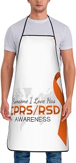 Copd Awareness Month Orange Ribbon Apron Adjustable Chef Apron Home Kitchen Cooking Baking Gardening Painting Bib For For Men Women
