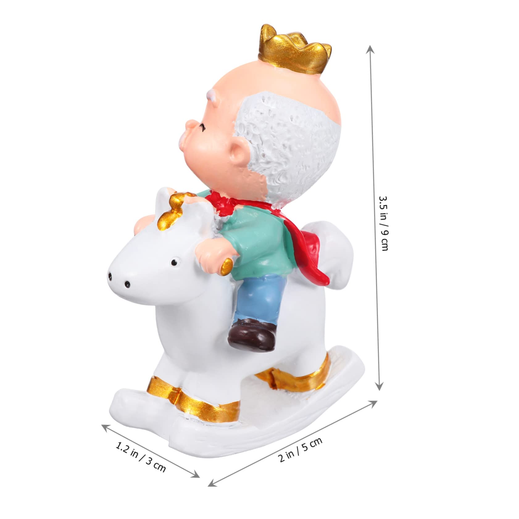 Alipis 6pièces Figurines Adorables De -Parents Résine pour Décoration De Gâteau De Saint-Valentin Et Souvenir De Mariage