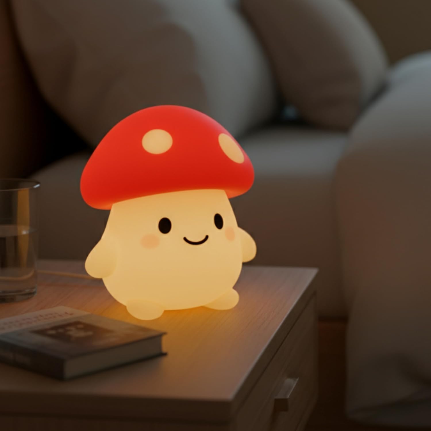 Baby Night Light, Silicone Color Changing Touch, Champi