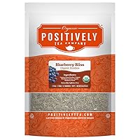 Vista 6 de Organic Positively Tea Company, Blueberry Bliss Rooibos - Té de hoja suelta, 4 onzas