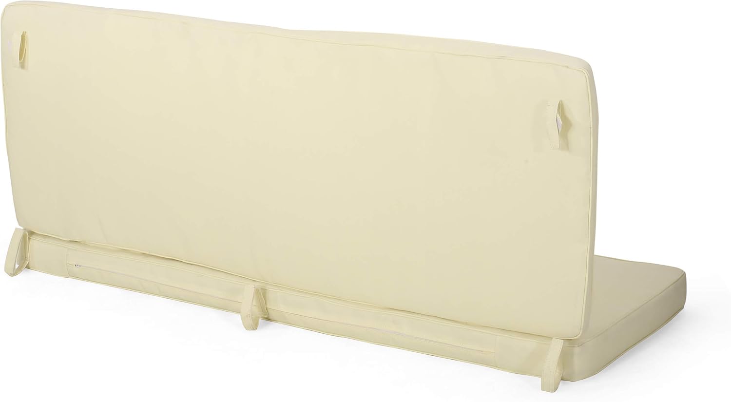 Christopher Knight Home 313285 Gavin Outdoor Water Resistant Fabric Loveseat and Club Chair Cushions, Cream