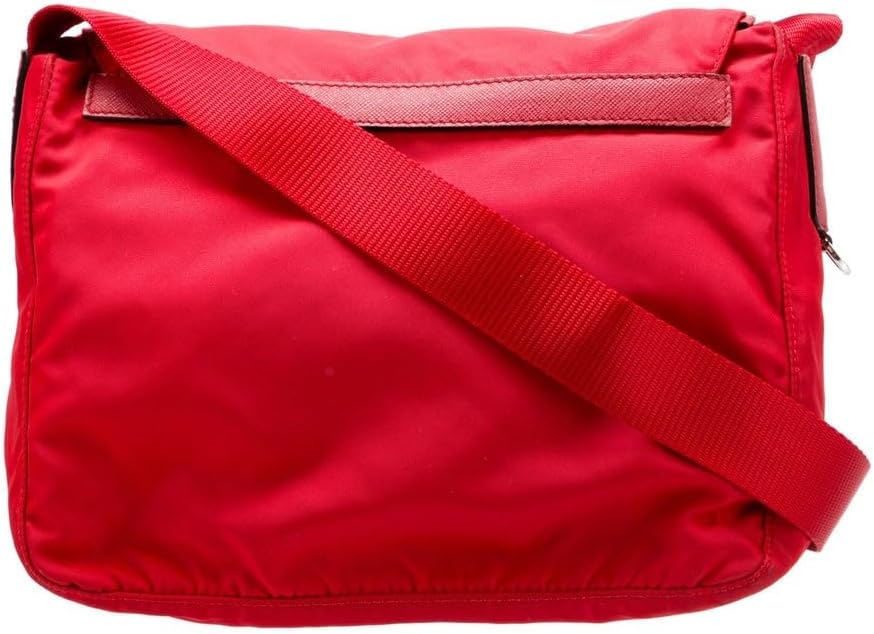 Prada Red Nylon Tessuto Medium Messenger Bag, Unisex | Made in Italy - Image 4