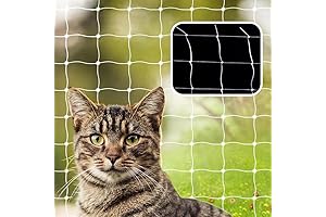 Balcony Cat Net-Transparent, 10 x 26 Feet: The Perfect Solution for Your Apartment Balcony!