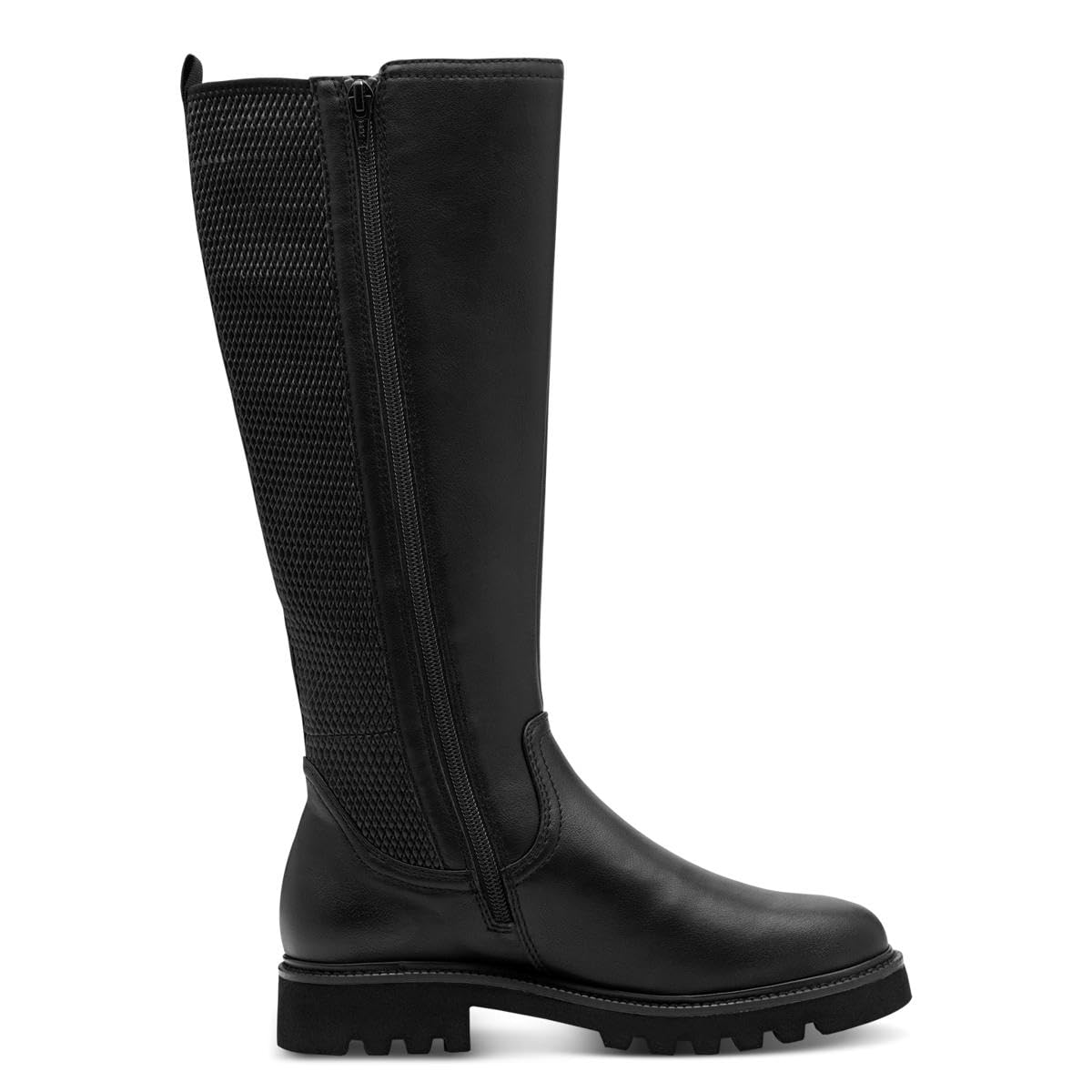 Jana bottes hautes femme sans talon hauteur genou plateformes largeur H large