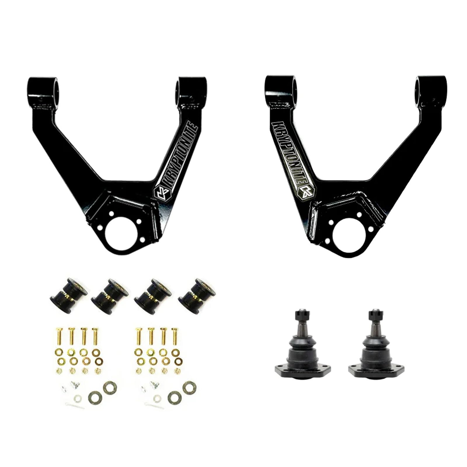 Kryptonite Heavy Duty Front Upper Control Arms KRUCA88 Compatible with 1988-1998 Chevy/GMC K1500 4x4 Trucks & SUV's