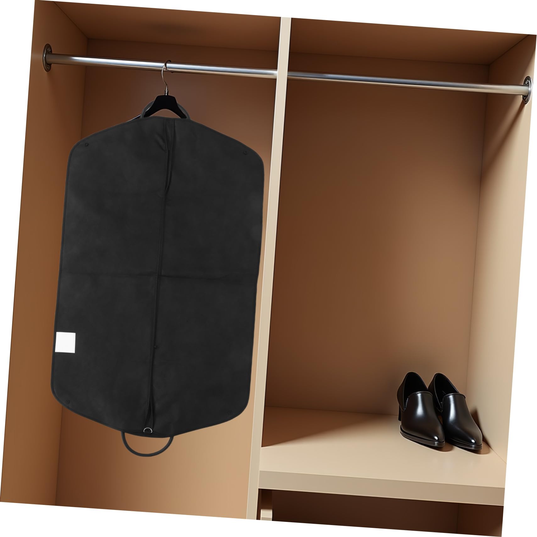 Hemobllo 2 Piezas Bolsa para Abrigos con Asa y Cremallera Funda Protectora Antipolvo de Tela No Tejida Bolsa de Almacenamiento para Trajes Chaquetas y Abrigos para Viajes de Negocios y