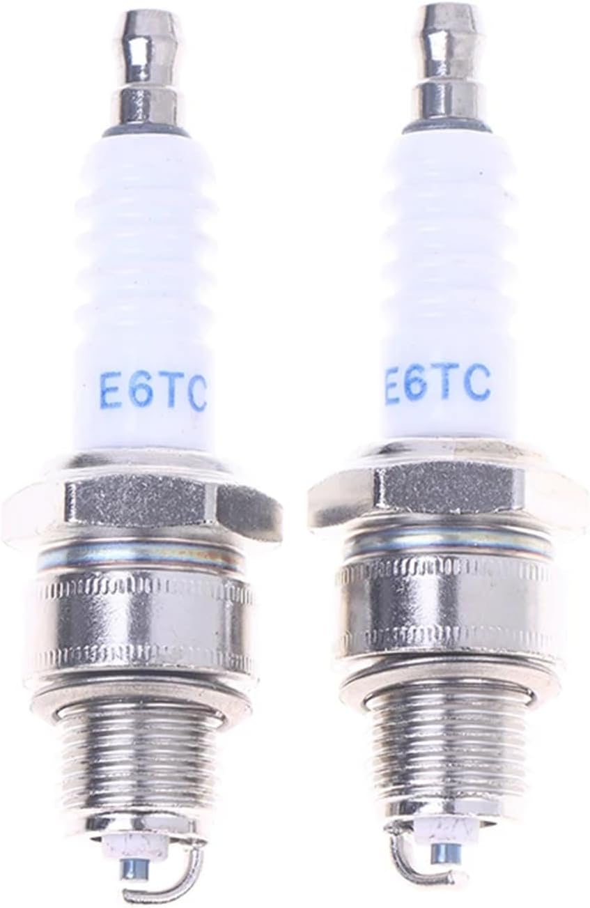 1/2/3 Pcs Motorcycle Spark Plug E6TC for Scooter Moped Ignition Part Replacement Accessories(1PCS)