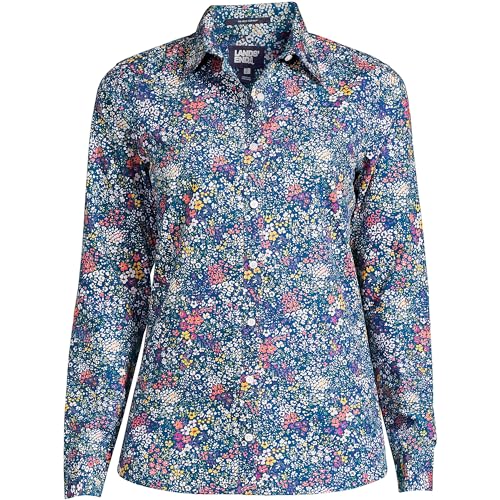 Image of Lands' End Women's Pinwale Cord Long Sleeve Shirt