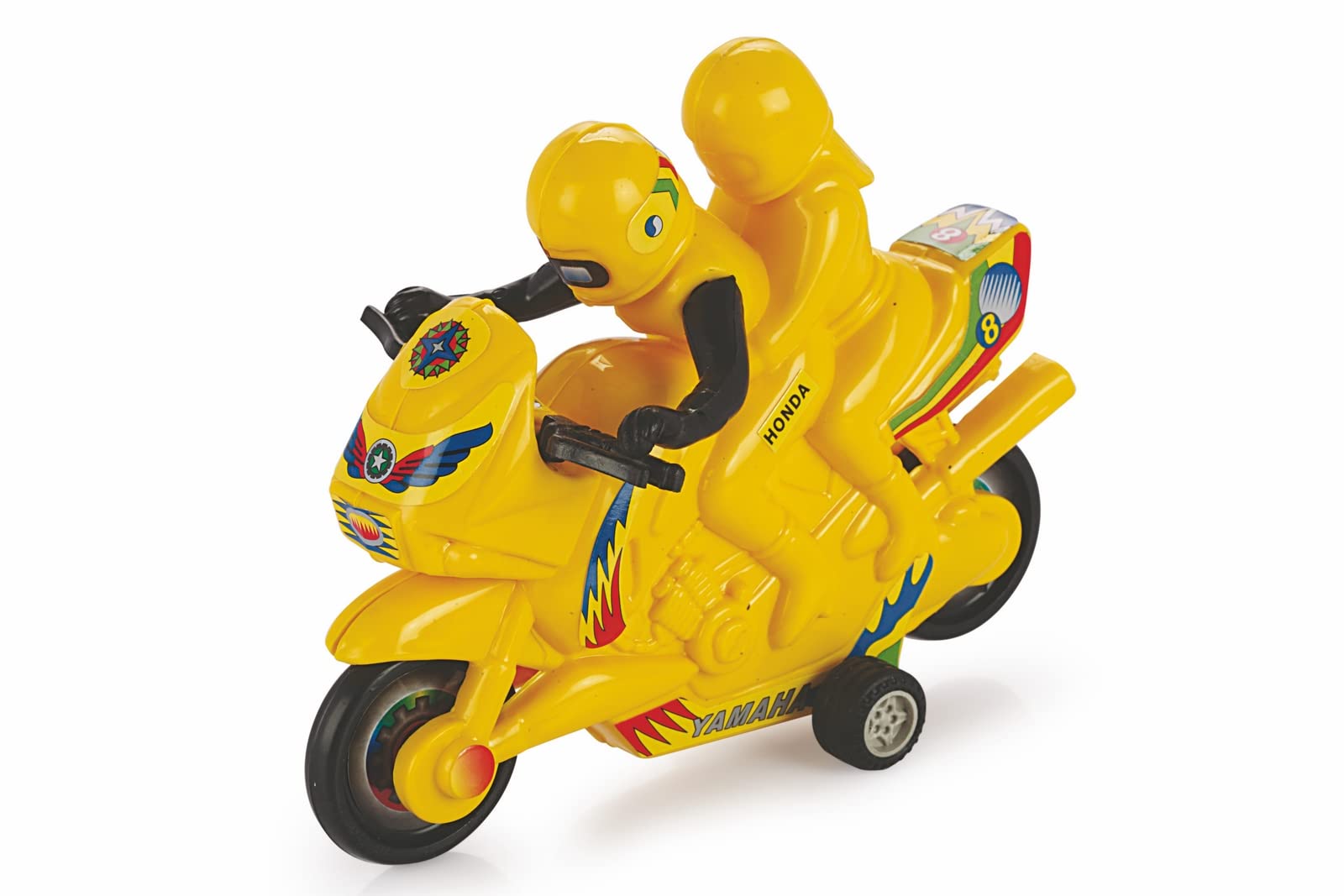 Shinsei Yamaha Bike Maintenance Free Pullback Spring Action Race Toy Gift for Boys 3+ Years. Strong ABS Plastic, NO Sharp Edges, BIS Certified. Pack of 1, Color Yellow (B0B2KPXNM8) Amazon Price History, Amazon Price Tracker
