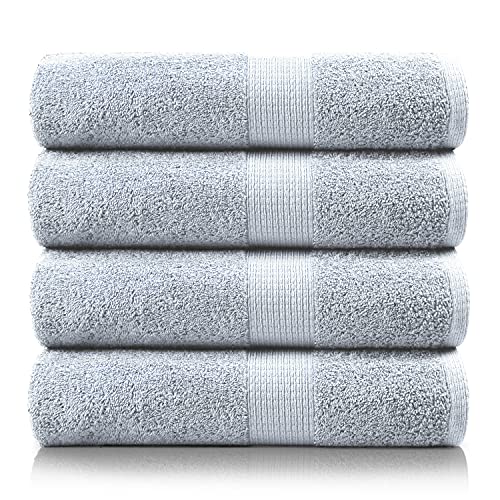 4-teiliges Badetuch-Set - 100 % Baumwolle Cover