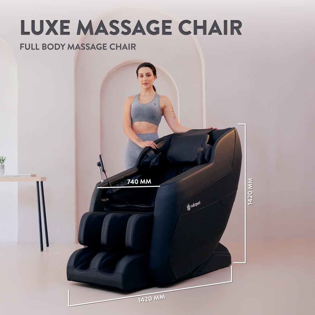 CULTSPORT Cult SERENE Full Body Zero Gravity With Touch Panel & Automatic 9 Preset Program Massage Chair CULTSPORT Cult SERENE Full Body Zero Gravity With Touch Panel & Automatic 9 Preset Program Massage Chair