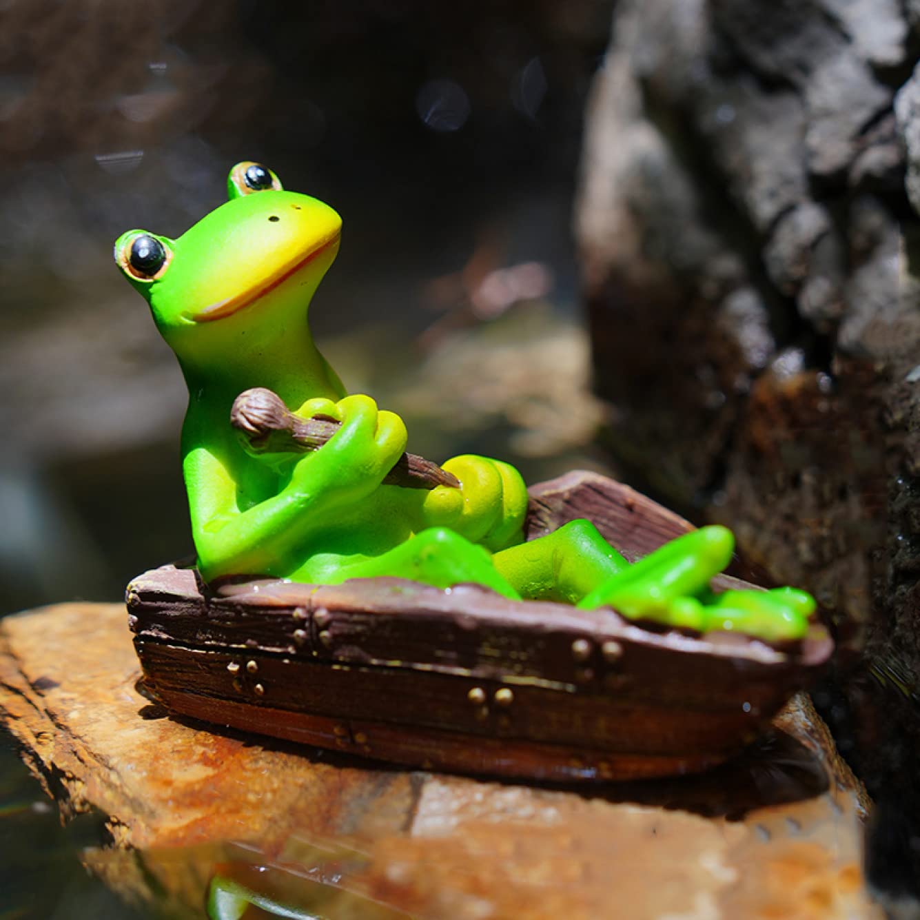 置物 オブジェ ガーデンオーナメント カエル かえる 4個セット 屋外 屋内 インテリア 玄関 リビング ダイニング 装飾 庭 ガーデニング 装飾 ガーデン セラミック 可愛い ギフト インテリア用