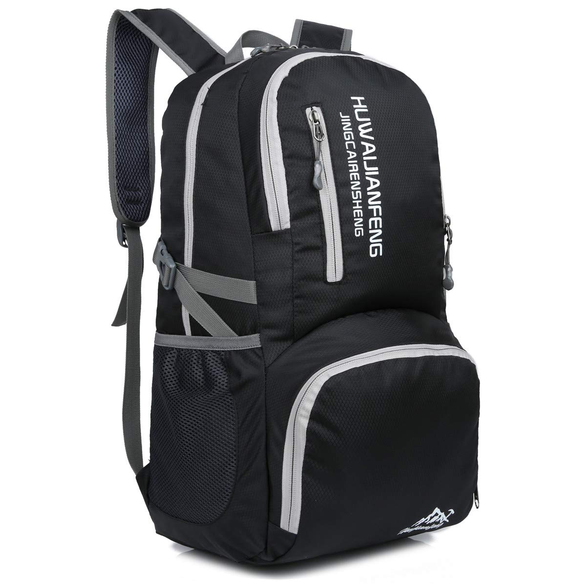 Crenze 35L/45L Lightweight Foldable Backpack Travel Hiking Daypack, Men Women Durable Handy Waterproof Rucksack for Camping Mountaineering Walking Cycling Climbing