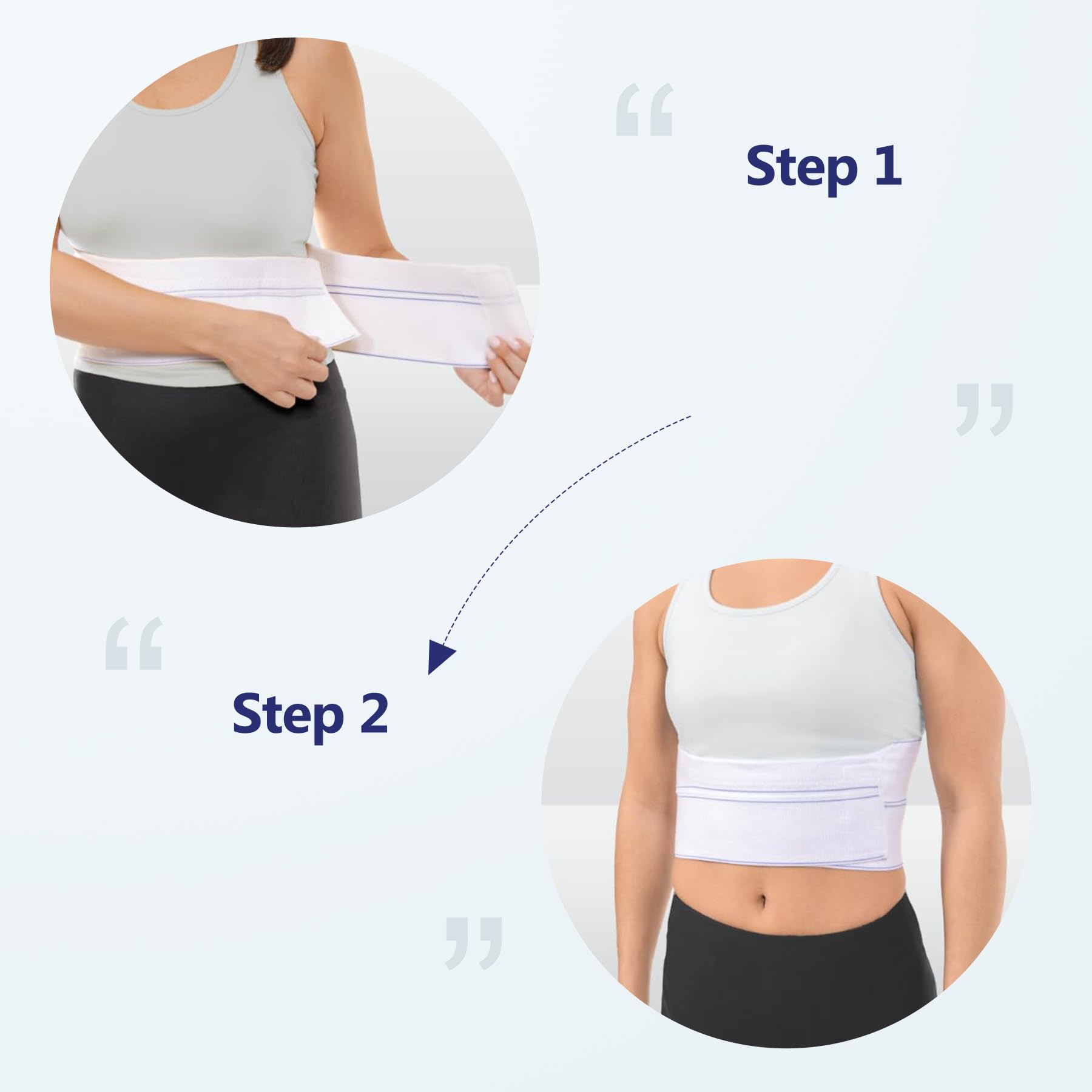 Snapklik.com : Rib Injury Binder Belt, Universal Mens Rib Cage Support ...