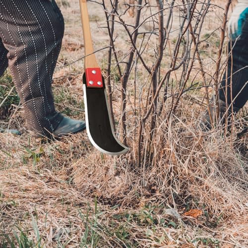 image for Leinuosen 2 Pcs Ditch Bank Blade Handles 3 Hole Hickory Wood Axe Handl