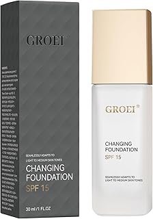 Maquillaje de base que cambia de color SPF 15...