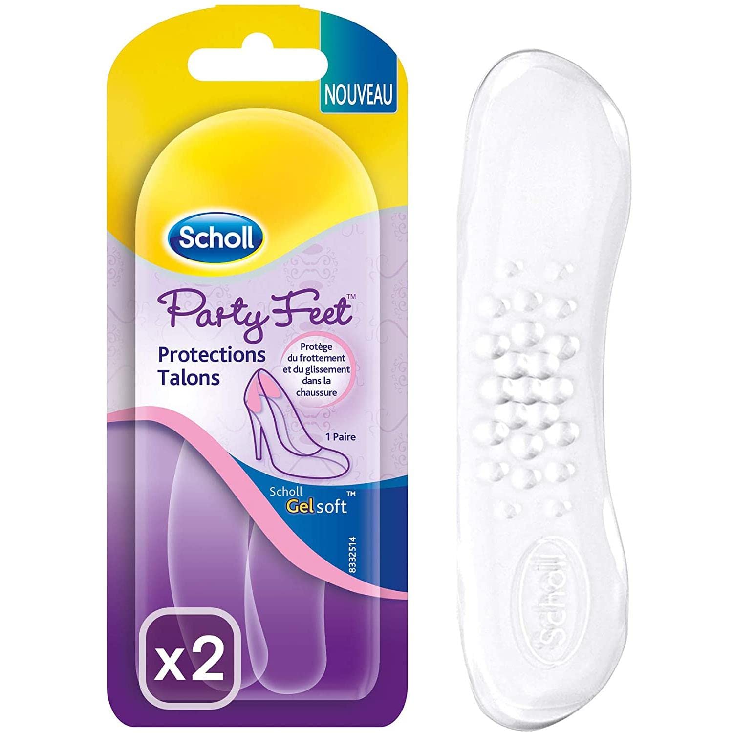 Scholl GelSoft wkładki ochronne na pięty - 1 para