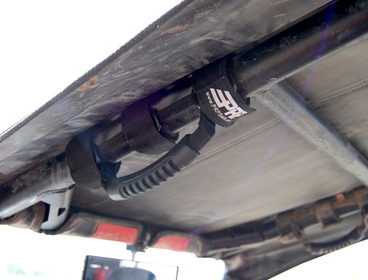 PRP Seats Black Holy Moly Hand Grip Grab Handles for Jeeps, Buggies, UTV, Easily Attaches to Roll Bars up to 3