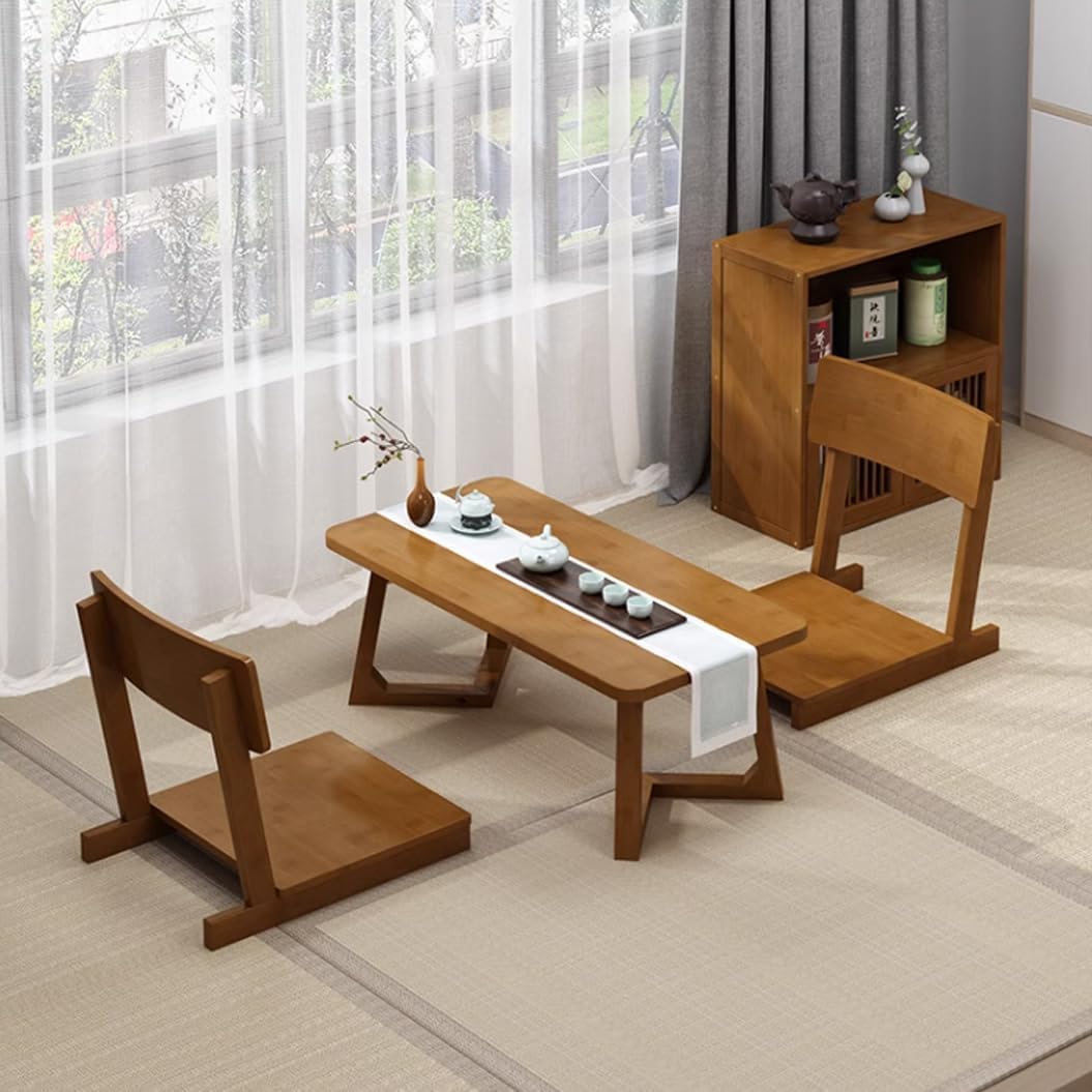ローテーブル 木製ティーテーブル和風フロアデスクフロアテーブル