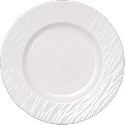 NARUMI(ナルミ) プレート 皿 石目レリーフ 23cm ホワイト シンプル おしゃれ レリーフ ミート 電子レンジ温め 食洗機対応 日本製 51095-5 …