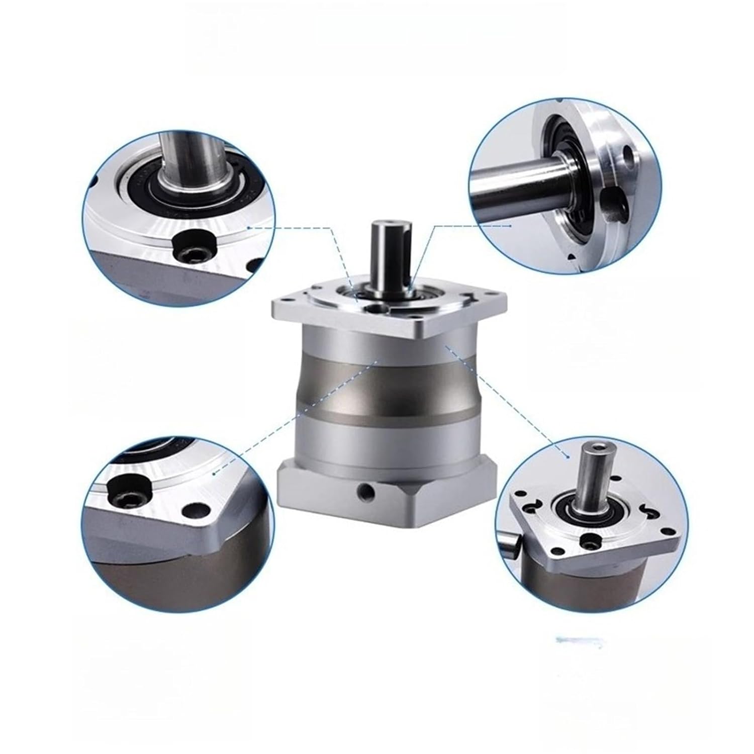 Parts Suitable for Precision Planetary helical Teeth Large Hole Output Tq Gear 4260 Right Angle servo Reducer(PZF060C-L1)