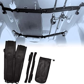 Amazon サーフボード スノーボード キャリー 車内 キャリア ベルト ショートボード ロングボード サーフィン グッズ スノボ 釣り竿 便利 ラック ケース アウトドア 黒 ブラック F Magic Hour Surf Accessory ボードケース