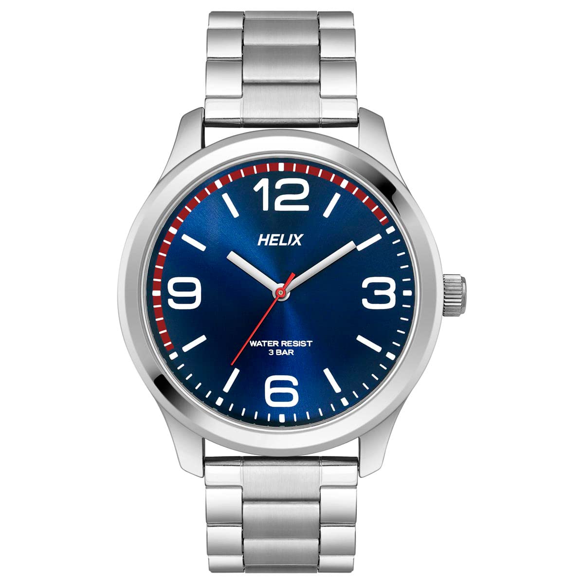 Helix by Timex Black Round Analog Watches for Men | Quartz Movement Stainless Steel Bracelet Men Watches | Upto 30 m Water Resistance with Foldover Clasp Closure | Gift for Men TW043HG16 (B0BQY4WRWP) Amazon Price History, Amazon Price Tracker