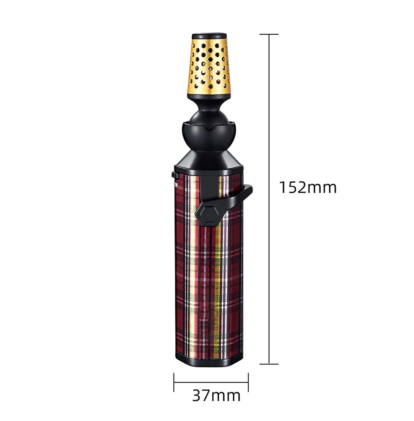 Encendedor de llama de chorro resistente al viento, ajustable, plegable de 360°, para acampar y velas, diseño recargable, gran regalo para hombres (combustible no incluido)