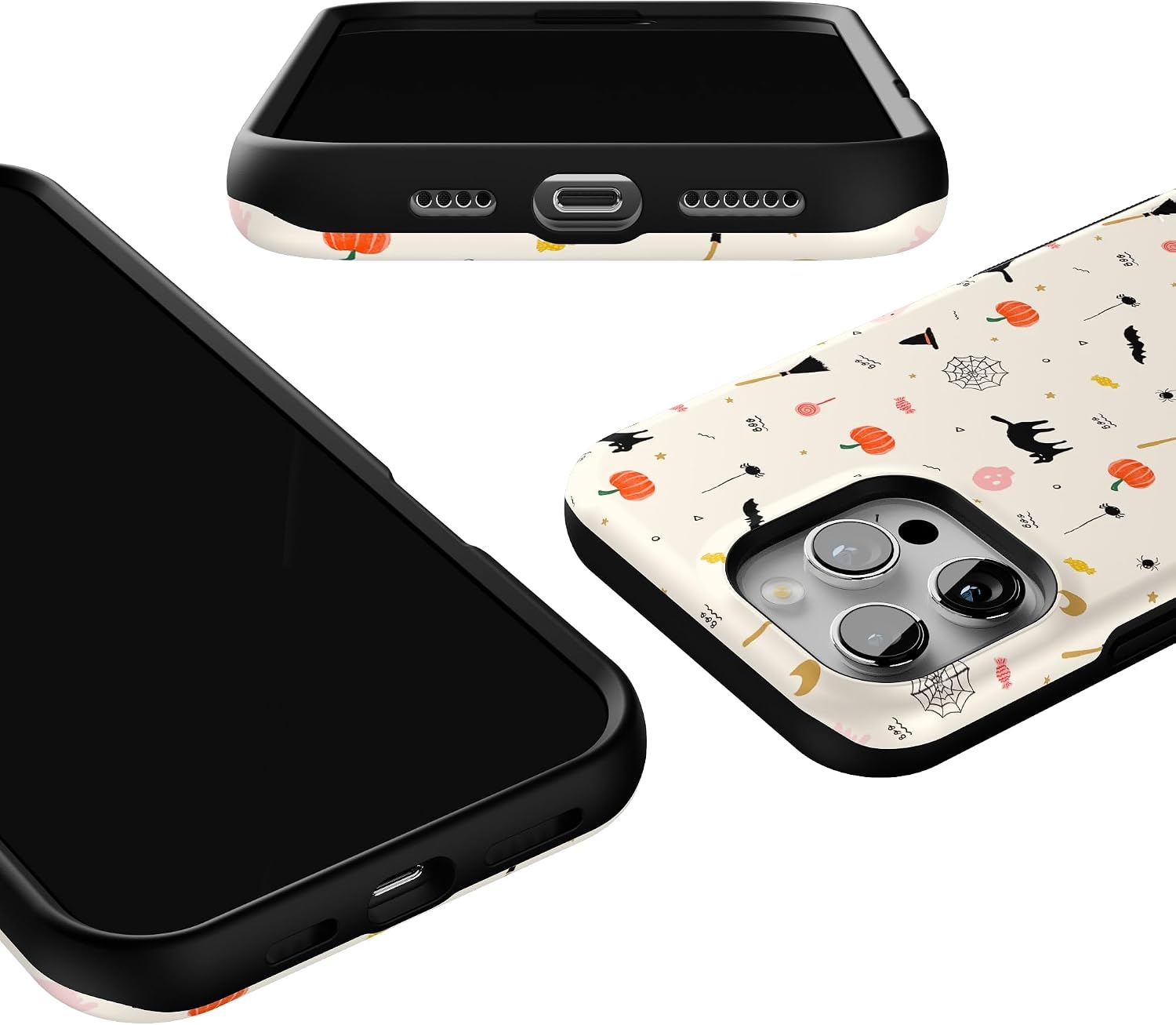 Casely iPhone 16 Pro Max Case | Witching Hour | Cute Halloween | Bold Protective Design | MagSafe Compatible Design