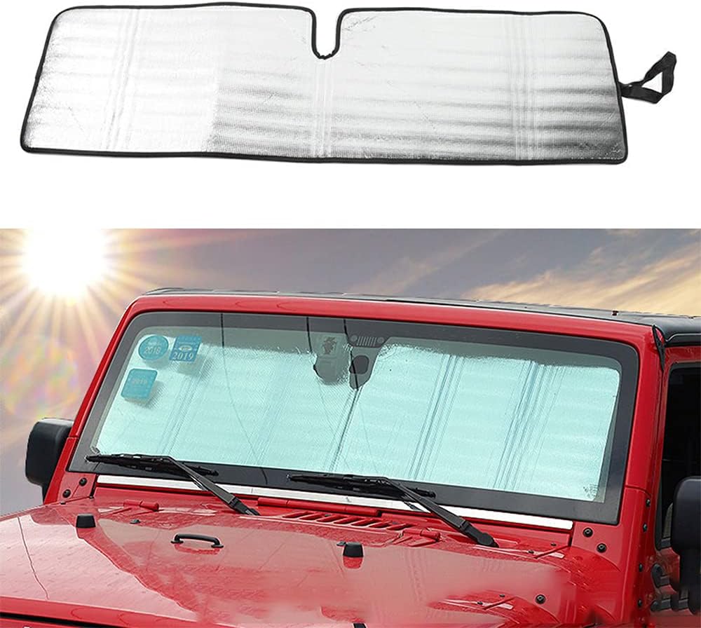 Amazon YOCTM サンシェード フロント ジープ ラングラー（Jeep Wrangler）TJ JK JKU 19972017