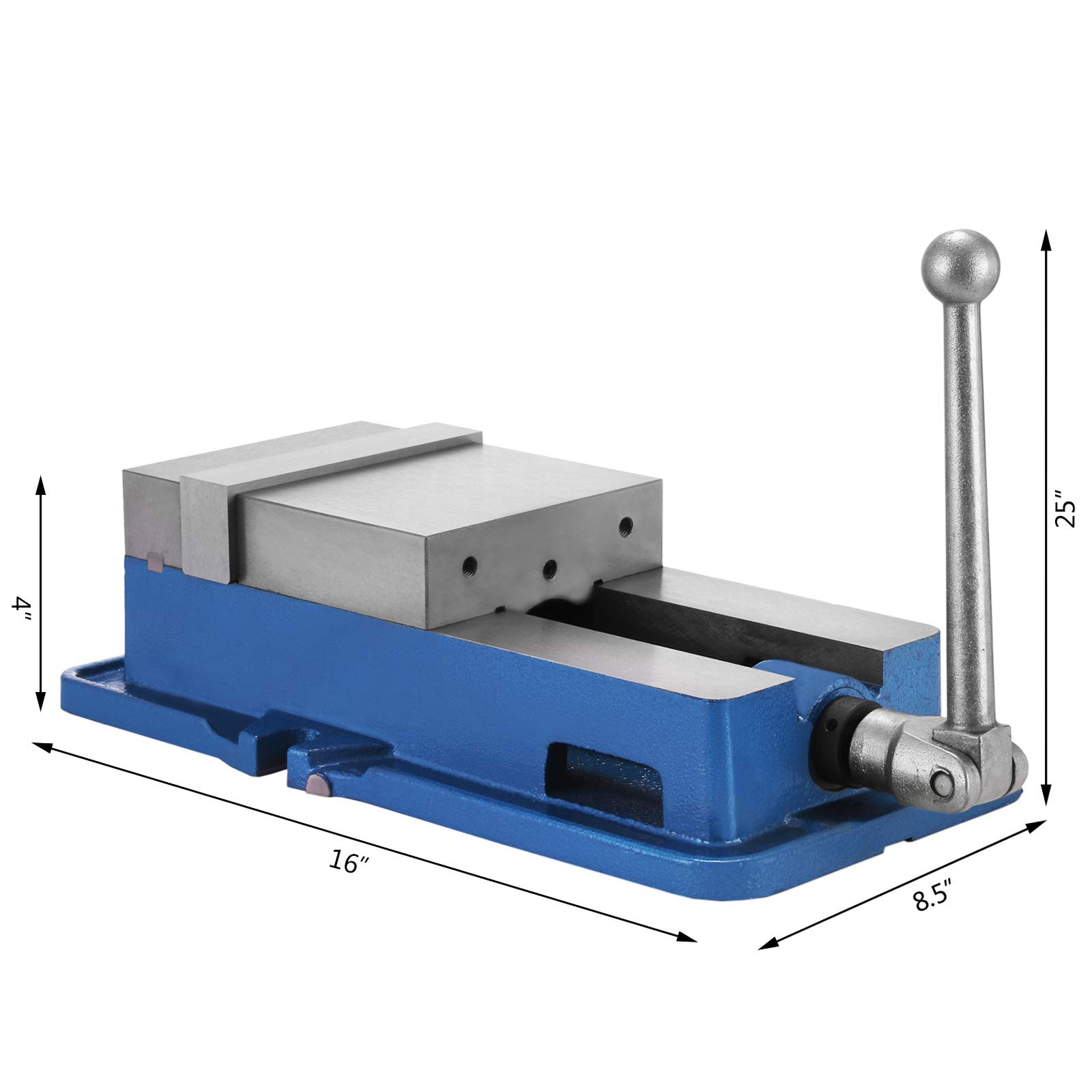 VEVOR Tornillo de mesa de 6 pulgadas, tornillo de precisión de 160 mm, tornillo de abrazadera de mesa, tornillo de sujeción, herramienta conjunto de banco de sujeción para aserrar/limar/algunos